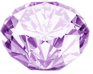 Purple diamond PNG image-6690